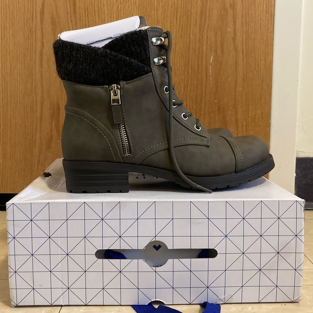 Call It Spring Khaki ankle boots in Size 8.5